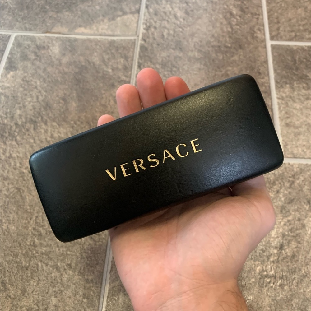VERSACE Eyeglasses / Sun Glasses Black Hard Case